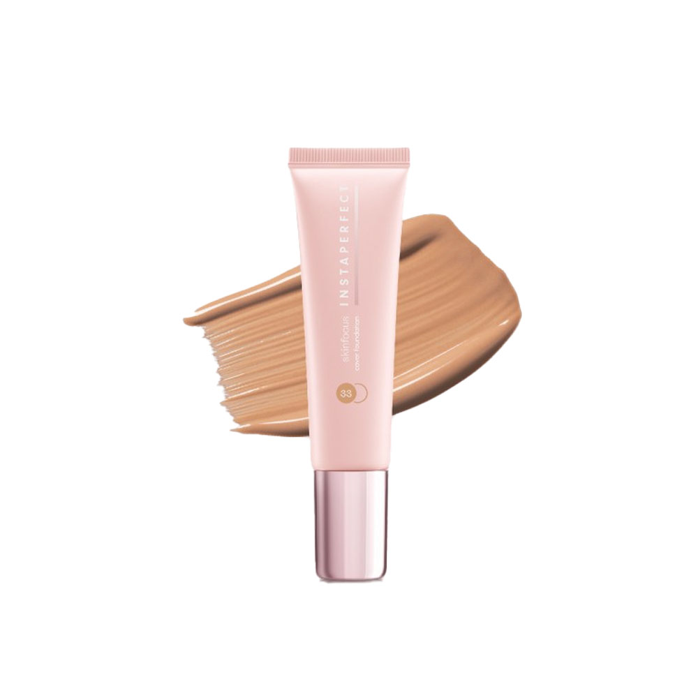7 Instaperfect Skinfocus Cover Foundation 33 Warm Olive