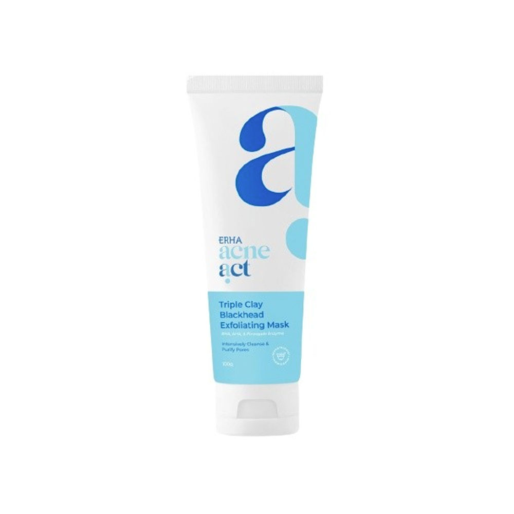 4 ERHA AcneAct Triple Clay Blackhead Exfoliating Mask