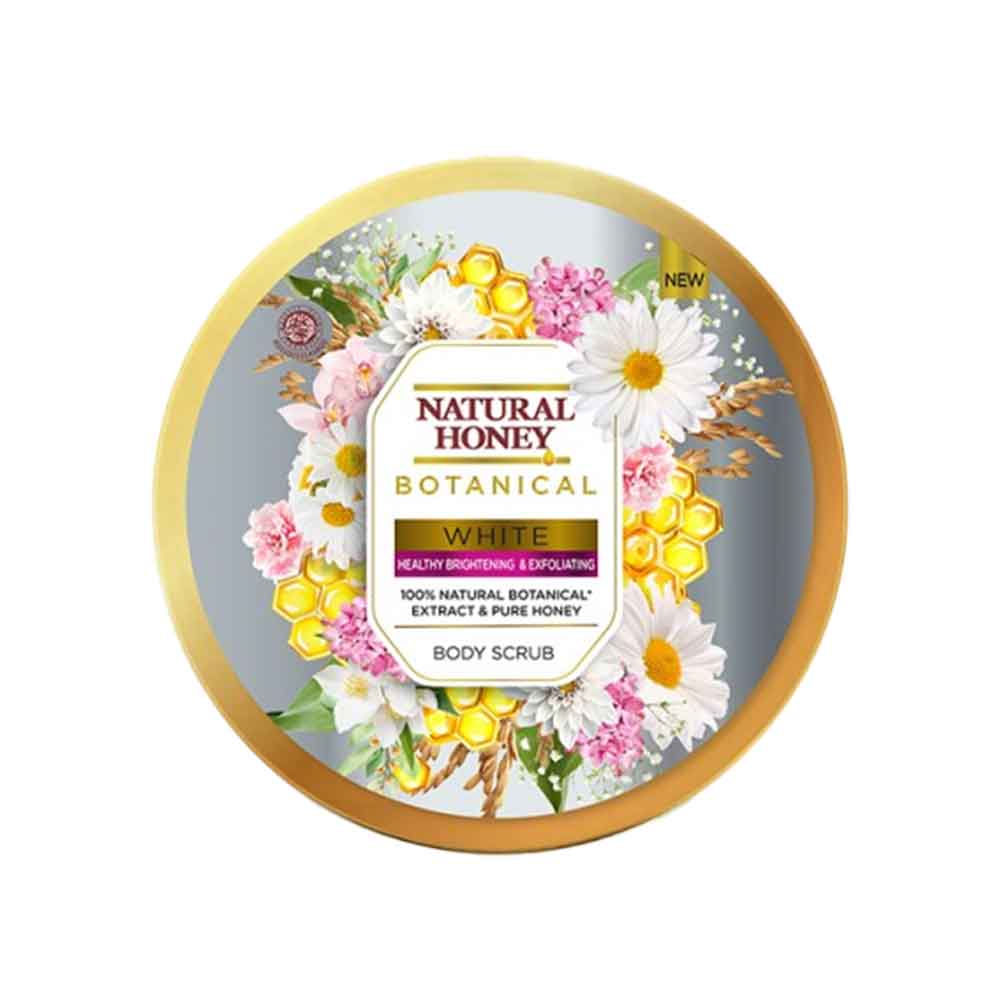3 Marina Natural Honey Botanical Body Scrub White