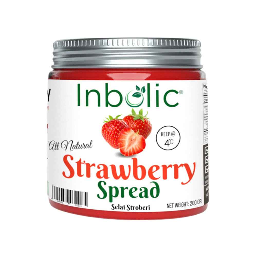 4 Inbolic Sugar Free Strawberry Jam