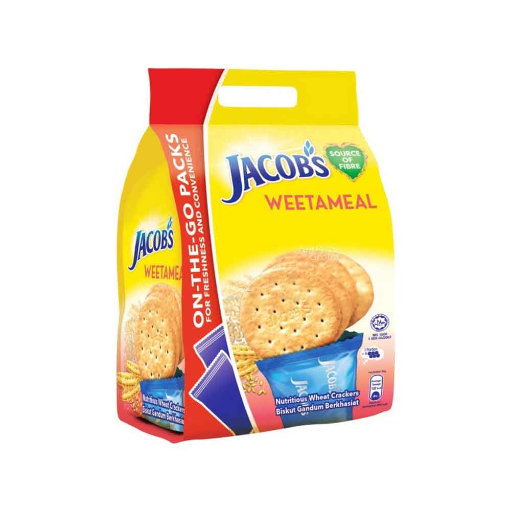3 JACOBS Weetameal Wheat Crackers