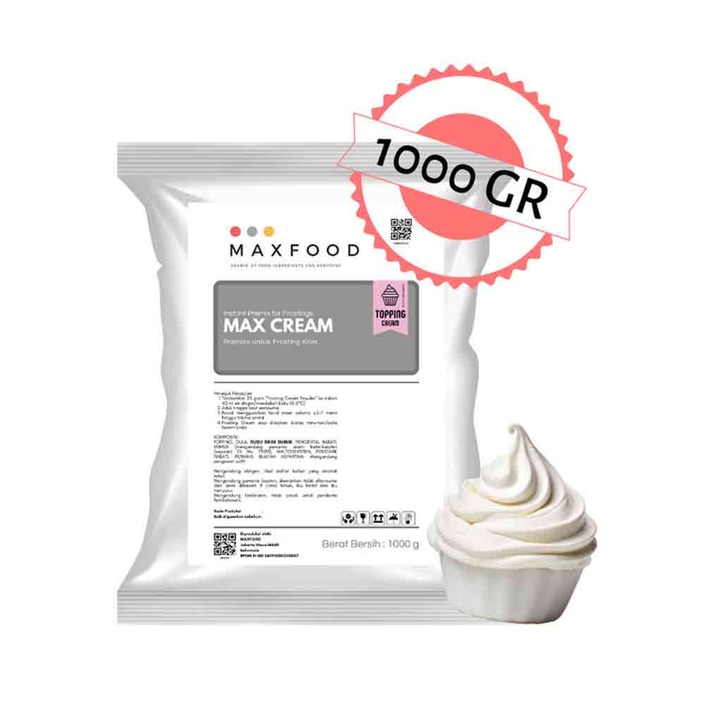 2 Max Food Bubuk Whip Cream