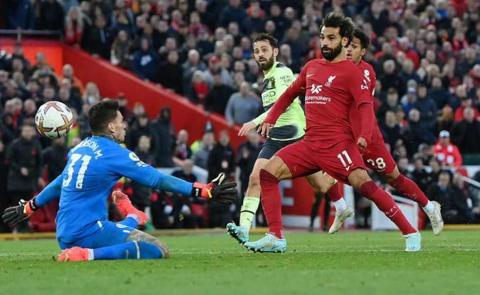 mohamed salah gol melawan city