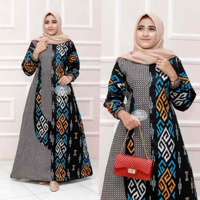 model Gamis Batik katun