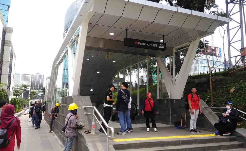 foto stasiun MRT Dukuh Atas