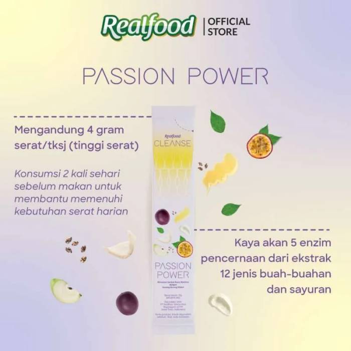 Realfood Cleanse Passion Power.