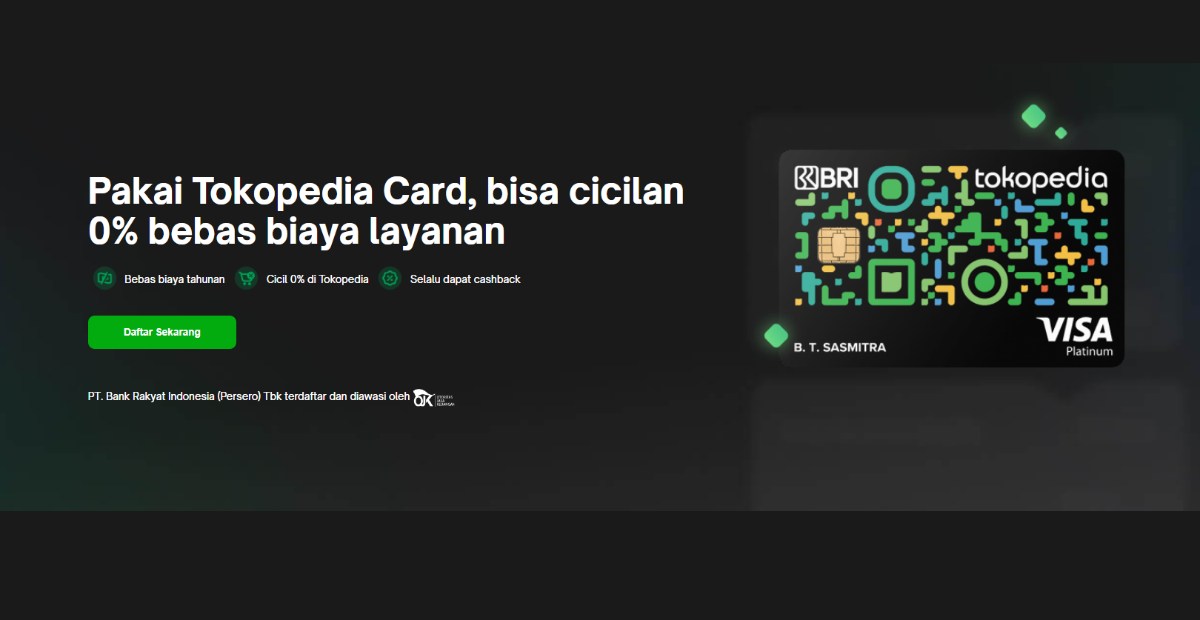 tokopedia card