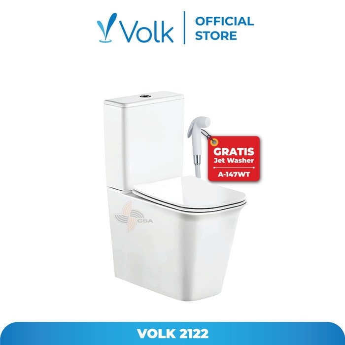 Volk 2122 Two Piece Toilet