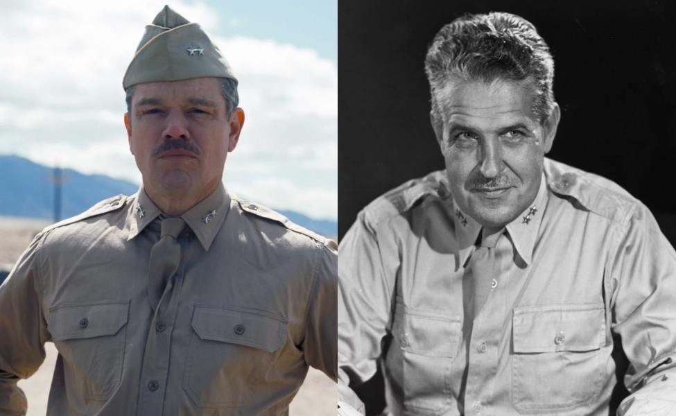 Matt Damon sebagai Leslie Groves