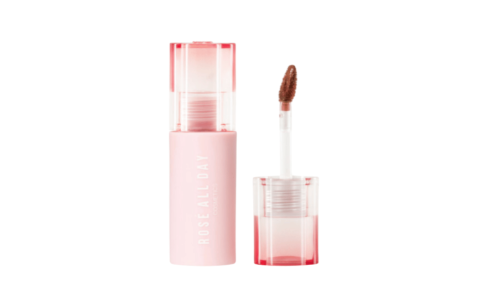 rose all day plush lip tint creame brulee