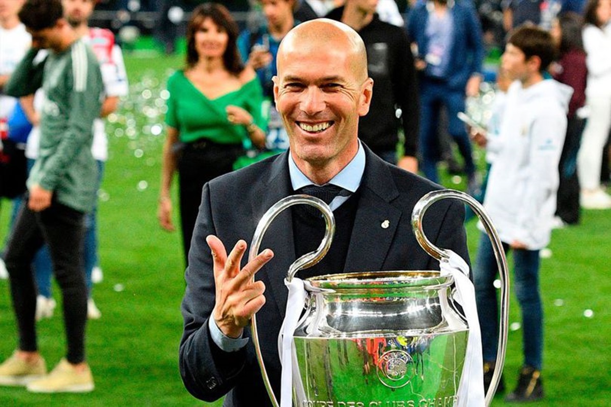 pelatih real madrid terbaik Zinedine Zidane