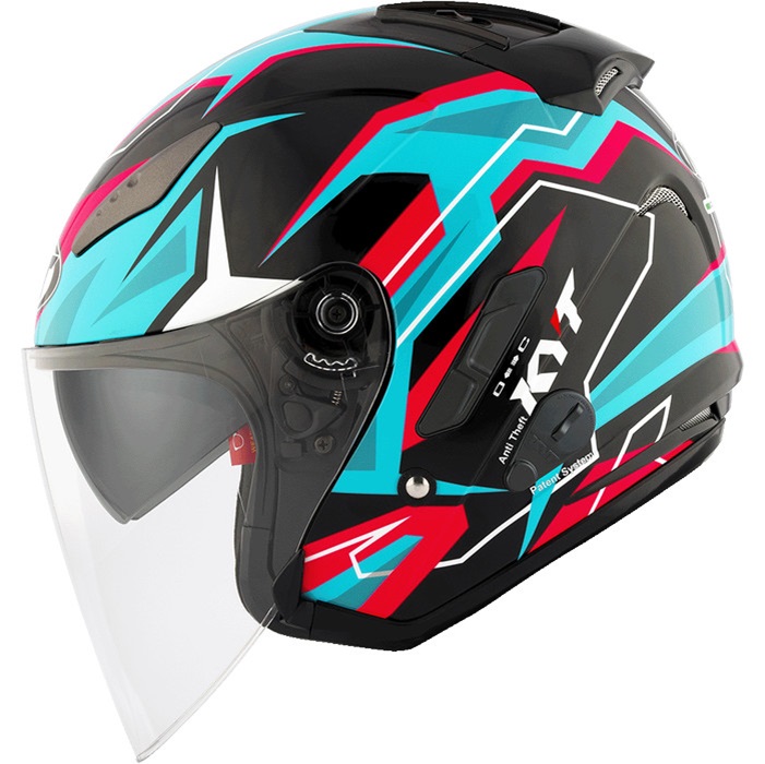 helm half face terbaik KYT Galaxy Slide