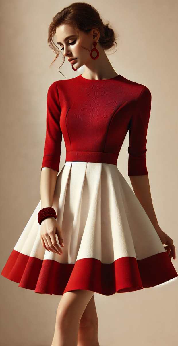 Dress Merah Putih