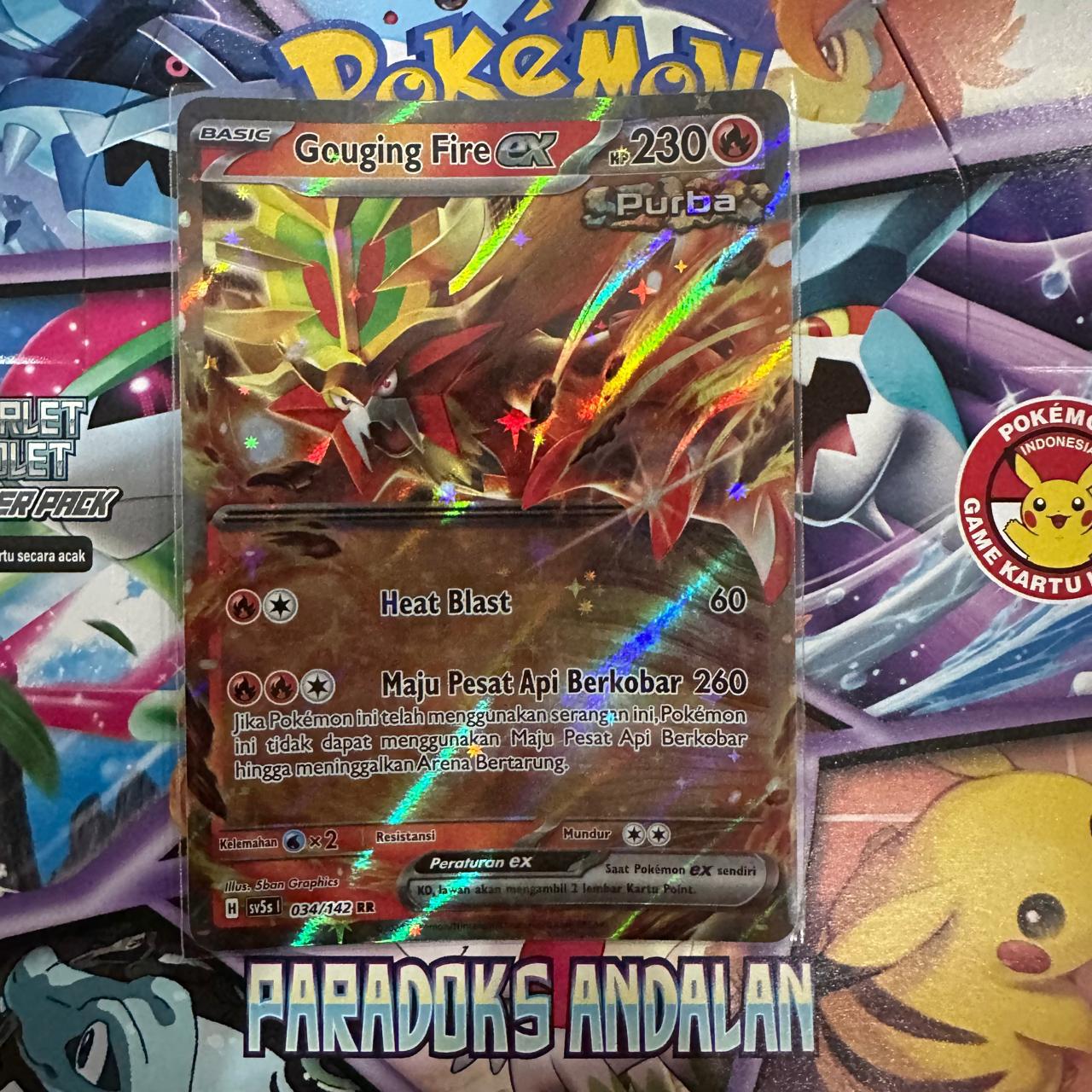 Gouging Fire ex #34 – Paradoks Andalan (SV5s) | Harga & Detail