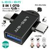 Gambar LOG ON OTG USB 2 IN 1 MICRO USB & USB TYPE-C LO-OT09 USB 3.0 ZyncAlloy - Black dari Log-on Official Store Jakarta Barat 2 Tokopedia