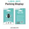 Gambar LOG ON OTG USB 2 IN 1 MICRO USB & USB TYPE-C LO-OT09 USB 3.0 ZyncAlloy - Black dari Log-on Official Store Jakarta Barat 3 Tokopedia
