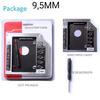 Gambar SECOND HDD CADDY CENTRO SATA 9 / 9.5 / 12.7 " - 9.5 MM dari AIPEL CENTROMART Kota Surabaya 4 Tokopedia