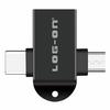 Gambar LOG ON OTG USB 2 IN 1 MICRO USB & USB TYPE-C LO-OT09 USB 3.0 ZyncAlloy - Black dari Log-on Official Store Jakarta Barat 4 Tokopedia
