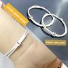 Gambar Gelang tangan n kaki inisial initial alphabet couple pasangan custom - satin hitam dari cicilia Goen Shop Jakarta Barat 4 Tokopedia