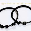 Gambar Gelang tangan n kaki inisial initial alphabet couple pasangan custom - satin hitam dari cicilia Goen Shop Jakarta Barat 9 Tokopedia