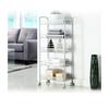 Gambar Goto Navan Rolling Storage Cart Rak Troli Kamar Mandi Tidur Dapur - Silver Grey dari GOTO Indonesia Jakarta Barat 3 Tokopedia