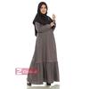 Gambar Ziyah.id l Gamis Asiyah Daily Syari Casual Trendy - Abu-abu, L dari Ziyahid Kota Bandung 3 Tokopedia