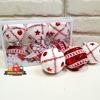 Gambar Bola Natal 6 cm set isi 6 pcs Paket Bola Natal Merah Murah Grosir - Motif E dari MadisonShop Jakarta Barat 3 Tokopedia