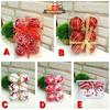 Gambar Bola Natal 6 cm set isi 6 pcs Paket Bola Natal Merah Murah Grosir - Motif E dari MadisonShop Jakarta Barat 5 Tokopedia