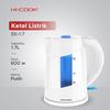 Gambar Hi-Cook Electric Kettle Tipe EK-1.7 - Putih dari Hi-Cook Official 1 Tokopedia