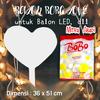 Gambar BALON PLASTIK Balon LED/Balon BOBO/BOBO Balon/Balon Lampu Tumblr - Bobo Hati besar dari Toko Mitra Abadi Jakarta Barat 2 Tokopedia