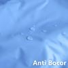 Gambar Jas Hujan Ponco Lengan Dewasa Bahan Pvc Super Motif Polos TebalPLK-901 - Biru Muda, all size dari wei tech Kota Surabaya 4 Tokopedia
