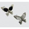 Gambar 190 - Bros Bahu Butterfly / Bros cat eyes /Bros Dada motif Kupu-Kupu - Hitam dari Aneka Aksesoris Impor Jakarta Barat 2 Tokopedia
