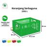 Gambar Container / Keranjang Industri Serbaguna 2203 L Green Leaf - Biru dari Yellow90 OnlineShop Jakarta Utara 5 Tokopedia