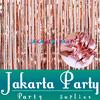 Gambar Tirai Foil Rose Gold / Back Drop Rumbai / Tirai Rumbai / Foil Curtain dari Jakarta Party Jakarta Utara 4 Tokopedia