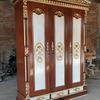 Gambar lemari pakaian jati pintu 3 dari tokoh furniture murah Kab. Jepara 1 Tokopedia