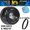 Gambar Lensa Meike 35mm F1.7 For Mirrorless Sony E-Mount - Plus UV Filter dari Invicom Kota Surabaya 2 Tokopedia