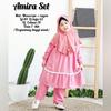 Gambar Setelan Anak Baju Anak Perempuan 7-8 Tahun Baju Muslim AMIRA SET KIDS - pink dari TOF Bandung Kota Bandung 5 Tokopedia