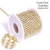 Gambar Crystal Austria Rantai Clear Cangkang Emas, Kristal Renteng Bening - ss6 2mm dari Cutteristic Jakarta Selatan 2 Tokopedia