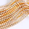 Gambar Crystal Austria Rantai Clear Cangkang Emas, Kristal Renteng Bening - ss6 2mm dari Cutteristic Jakarta Selatan 1 Tokopedia
