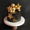 Gambar cake topper bola emas dan silver / hiasan cake bola emas dan perak - silver 2 cm dari Cahaya Hardware Kab. Bogor 3 Tokopedia