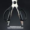 Gambar Bagus Yamazaki Kitchenware - Gunting Dapur Stainless Steel dari Bagus Official Store 2 Tokopedia