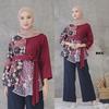 Gambar ATASAN BATIK WANITA JUMBO MODERN MURAH KOMBINASI M L XL XXL - Biru, M dari Batik Em YS Kab. Batang 5 Tokopedia