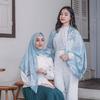 Gambar Scarf Kerudung KAEA Bundling Bract Leaf and Petals Blue Brown dari Kaea Scarf Official Kab. Bekasi 4 Tokopedia