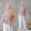 Gambar ATASAN BATIK WANITA JUMBO MODERN MURAH KOMBINASI M L XL XXL - Biru, M dari Batik Em YS Kab. Batang 7 Tokopedia