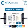 Gambar GALVEE Smart Door Lock Wifi Reversible - Fingerprint RFID Card Pin Key - Reversible dari Galvee Official Store Jakarta Pusat 3 Tokopedia