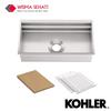 Gambar KOHLER Prolific Large Single Under-Mount Kitchen Sink K-5540T-S-NA dari Wisma Sehati Online Kab. Tangerang 1 Tokopedia