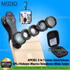 Gambar APEXEL 5 in 1 Lensa Smartphone CPL+Fisheye+Macro+Telephoto+Wide Angle dari Midio Jakarta Barat 1 Tokopedia