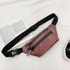 Gambar waistbag pria waterproof import slingbag tas pinggang PREMIUM - Dark black dari toko centre tas Jakarta Utara 7 Tokopedia