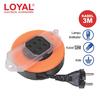 Gambar LOYAL LY-150 Kabel Box Roll Travel Mini 3 Lubang 3 Meter 3M SNI dari Britplaza Kota Depok 1 Tokopedia