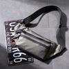 Gambar waistbag pria waterproof import slingbag tas pinggang PREMIUM - Dark black dari toko centre tas Jakarta Utara 8 Tokopedia